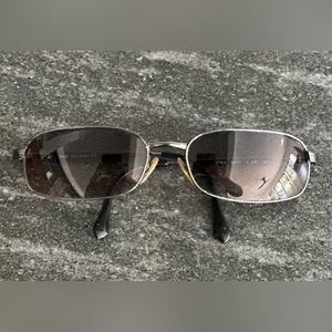 Persol metal sunglasses, leather case,  60-17-125 mm, Vintage, Unisex